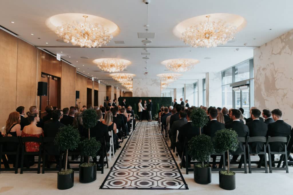 Carats & Cake Feature, Viceroy Chicago wedding ceremony