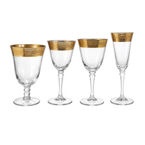 Magnificence Gold Glassware