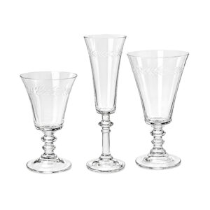 Vintage Etched Glassware