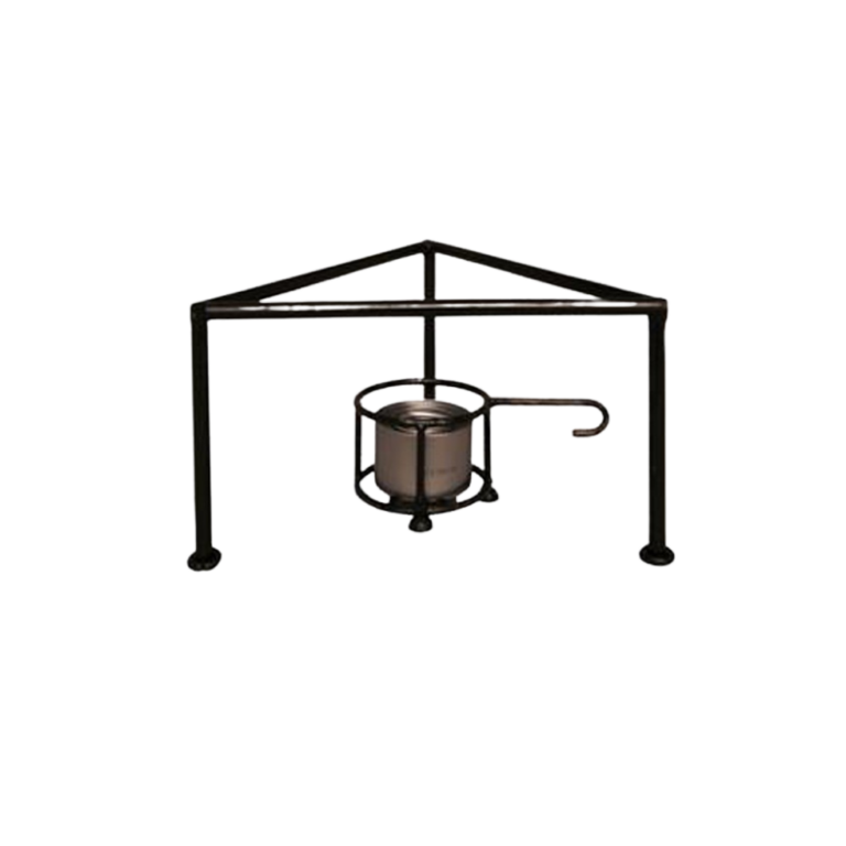 BLACK WROUGHT IRON STERNO HOLDER - Tablescapes