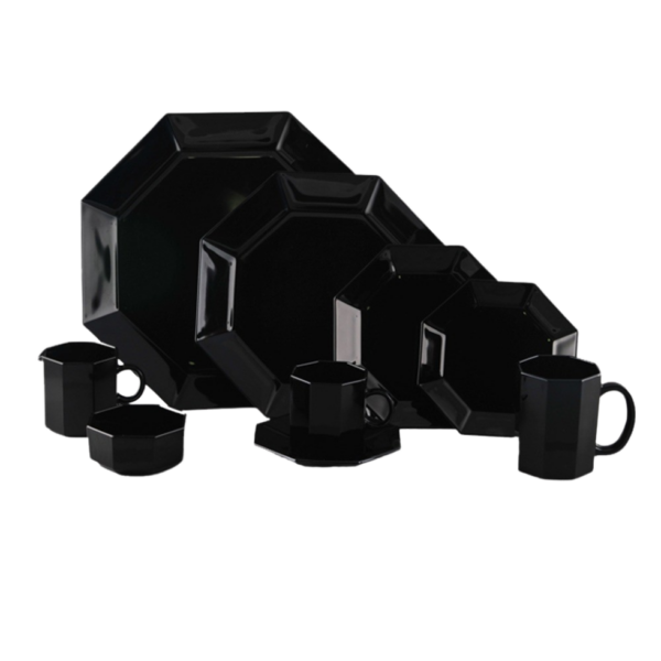 Black Octagonal Mug (10 Oz)