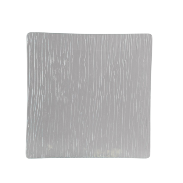 GREEN GLASS SQUARE SALAD PLATE (8")