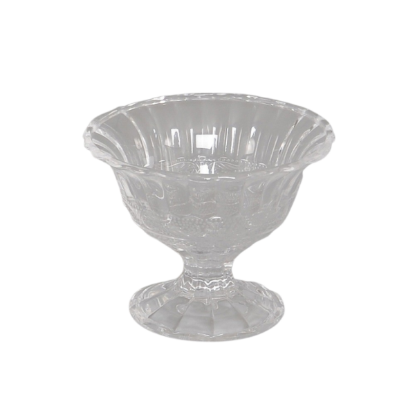 Vintage Glass Footed Bowl (4", 5 Oz)