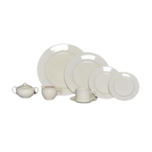 RIMMED IVORY B&B PLATE (6.75")