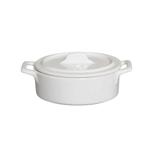 WHITE MINI CASSEROLE DISH LID