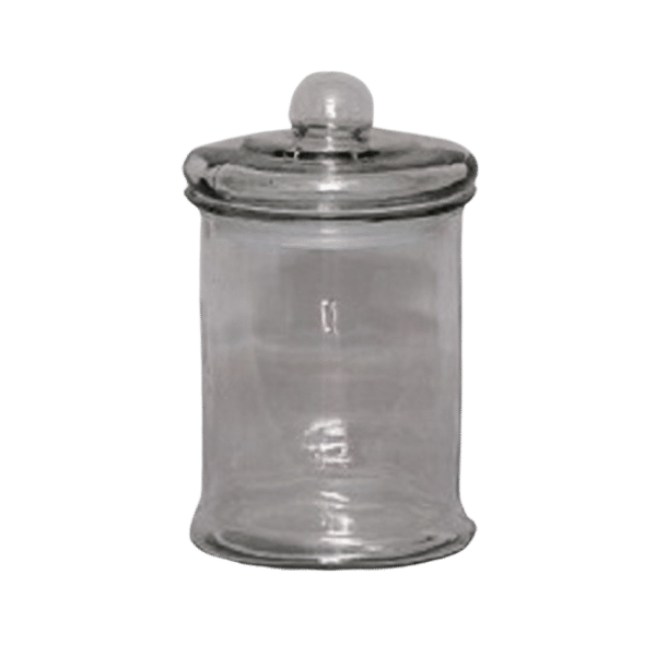 GLASS JAR W/ LID - MIXED